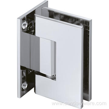 in line hinge style shower door